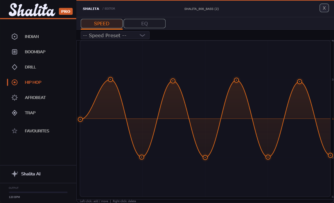 Shalita AI plugin Speed editor